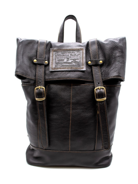 РЮКЗАК КОЖАНЫЙ Б.Баттон (черный)